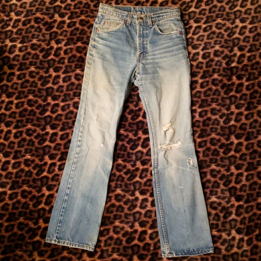 Vintage Levi's 517 Orange Label Jeans
